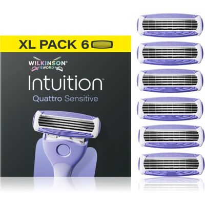 Wilkinson Sword Intuition Quattro Sensitive testina di ricambio Wilkinson Sword Intuition Quattro Sensitive testina di ricambio
