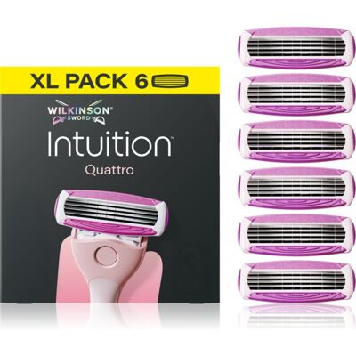 Wilkinson Sword Intuition Quattro testina di ricambio Wilkinson Sword Intuition Quattro testina di ricambio