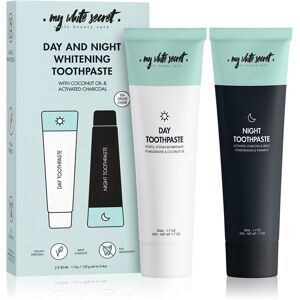 My White Secret Toothpaste Classic Mint Set per la cura dentale per denti bianchi e splendenti My White Secret Toothpaste Classic Mint Set per la cura dentale per denti bianchi e splendenti
