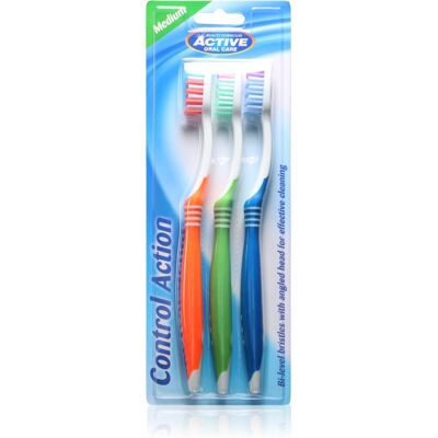 Beauty Formulas Control Action spazzolini da denti 3 pz Beauty Formulas Control Action spazzolini da denti 3 pz