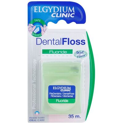 Elgydium Clinic Fluoride filo interdentale aroma Mint Flavor 35 m Elgydium Clinic Fluoride filo interdentale aroma Mint Flavor 35 m