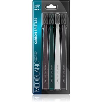 MEDIBLANC Toothbrush Super Soft spazzolino da denti con setole in carbonio MEDIBLANC Toothbrush Super Soft spazzolino da denti con setole in carbonio