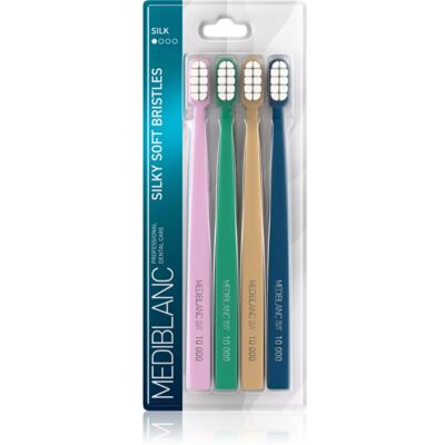 MEDIBLANC Toothbrush Silk spazzolino da denti con setole fini 4 pz MEDIBLANC Toothbrush Silk spazzolino da denti con setole fini 4 pz
