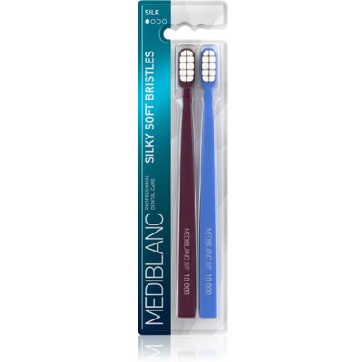 MEDIBLANC Toothbrush Silk spazzolino da denti con setole fini 2 pz MEDIBLANC Toothbrush Silk spazzolino da denti con setole fini 2 pz