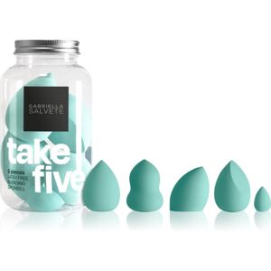 Gabriella Salvete - Set di applicatori Light Green Take Five - Spugna per trucco Gabriella Salvete - Set di applicatori Light Green Take Five - Spugna per trucco