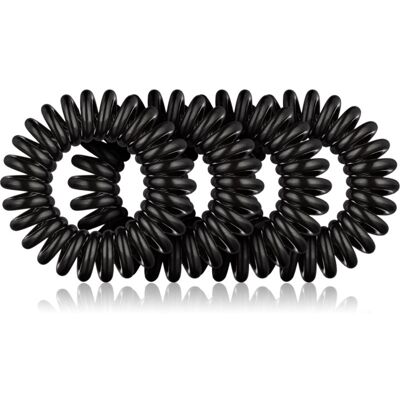 BrushArt Hair Rings elastici per capelli Black 4 pz BrushArt Hair Rings elastici per capelli Black 4 pz