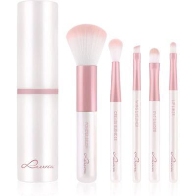 Luvia Cosmetics Travel Set set di pennelli con custodia da viaggio Candy Luvia Cosmetics Travel Set set di pennelli con custodia da viaggio Candy