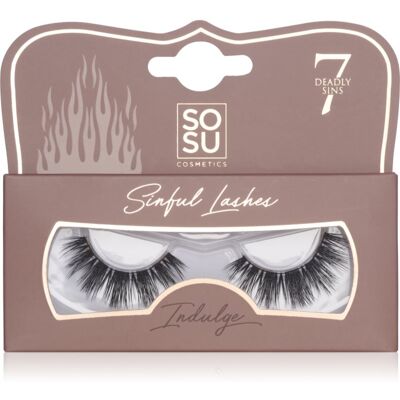 SOSU Cosmetics 7 Deadly Sins Lashes ciglia finte Indulge 1 pz SOSU Cosmetics 7 Deadly Sins Lashes ciglia finte Indulge 1 pz