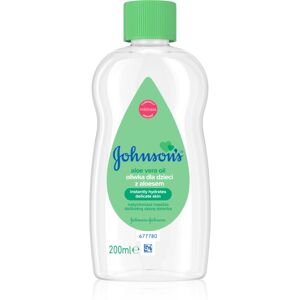 Olio per bambini Johnson's Aloe Vera 200ml - Olio per bambini Olio per bambini Johnson's Aloe Vera 200ml - Olio per bambini