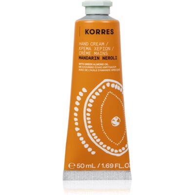 Korres Mandarin Neroli crema idratante mani con olio di mandorle 50 ml Korres Mandarin Neroli crema idratante mani con olio di mandorle 50 ml