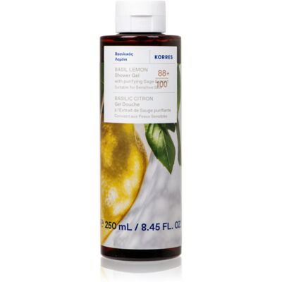 Korres Basil Lemon gel doccia rinfrescante 250 ml Korres Basil Lemon gel doccia rinfrescante 250 ml