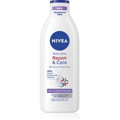 NIVEA Repair & Care Sensitive latte lenitivo corpo per pelli secche e sensibili 400 ml NIVEA Repair & Care Sensitive latte lenitivo corpo per pelli secche e sensibili 400 ml