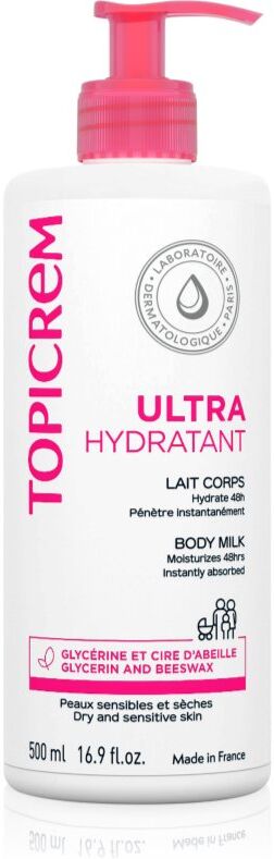 Topicrem UH BODY Ultra-Moisturizing Body Milk latte corpo di idratazione profonda per pelli secche e sensibili 500 ml