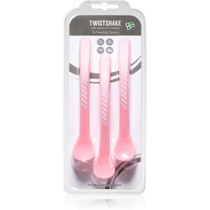 Twistshake Feeding Spoons cucchiaino 4+m Pastel Pink 3 pz Twistshake Feeding Spoons cucchiaino 4+m Pastel Pink 3 pz
