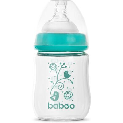 Borrone in vetro Baboo 150ml anti-coliche - Nuovo nato Borrone in vetro Baboo 150ml anti-coliche - Nuovo nato