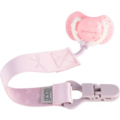 LOVI Baby Shower nastro per ciuccio Girl 1 pz LOVI Baby Shower nastro per ciuccio Girl 1 pz