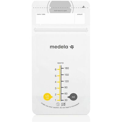 Medela Breast Milk Storage Bags sacchetto per conservare il latte materno 50 pz Medela Breast Milk Storage Bags sacchetto per conservare il latte materno 50 pz