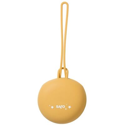 Saro Baby Porta Ciucio in Silicone Senape - Porta Ciucio, Silicone, Neonato Saro Baby Porta Ciucio in Silicone Senape - Porta Ciucio, Silicone, Neonato