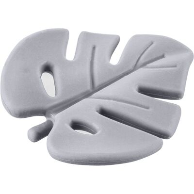 Zopa Silicone Teether Leaf dentaruolo Dove Grey 1 pz Zopa Silicone Teether Leaf dentaruolo Dove Grey 1 pz