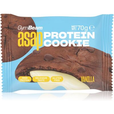 GymBeam ASAP Protein Cookie biscotto proteico aroma Vanilla 70 g GymBeam ASAP Protein Cookie biscotto proteico aroma Vanilla 70 g