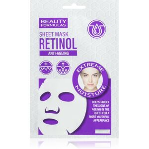 Beauty Formulas Retinol maschera in tessuto anti-age 1 pz Beauty Formulas Retinol maschera in tessuto anti-age 1 pz