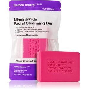 Carbon Theory Facial Cleansing Bar Niacinamide sapone detergente viso Pink 100 g Carbon Theory Facial Cleansing Bar Niacinamide sapone detergente viso Pink 100 g