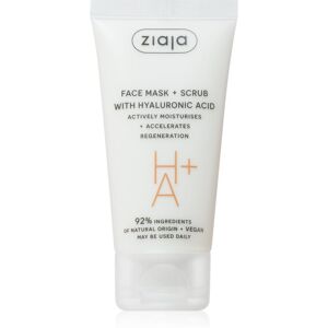 Ziaja Face Mask + Scrub with Hyaluronic Acid maschera esfoliante 55 ml Ziaja Face Mask + Scrub with Hyaluronic Acid maschera esfoliante 55 ml