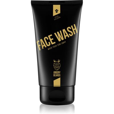 Angry Beards Jack Saloon Face Wash gel detergente per il viso per uomo 150 ml Angry Beards Jack Saloon Face Wash gel detergente per il viso per uomo 150 ml