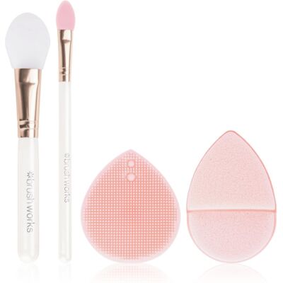 Brushworks Facial Detox Set - Kit di cura del viso vegano per donne Brushworks Facial Detox Set - Kit di cura del viso vegano per donne