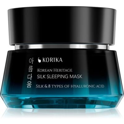 KORIKA Korean Heritage Silk & 8 Types of Hyaluronic Acid Silk Sleeping Mask - Maschera Notte KORIKA Korean Heritage Silk & 8 Types of Hyaluronic Acid Silk Sleeping Mask - Maschera Notte