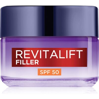 L’Oréal Paris Revitalift Filler crema giorno riempitiva anti-age SPF 50 50 ml L’Oréal Paris Revitalift Filler crema giorno riempitiva anti-age SPF 50 50 ml