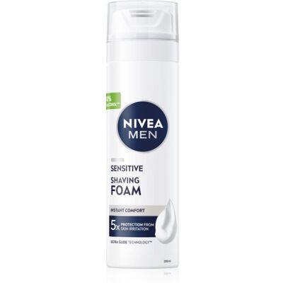 NIVEA MEN Sensitive schiuma da barba per uomo 200 ml NIVEA MEN Sensitive schiuma da barba per uomo 200 ml