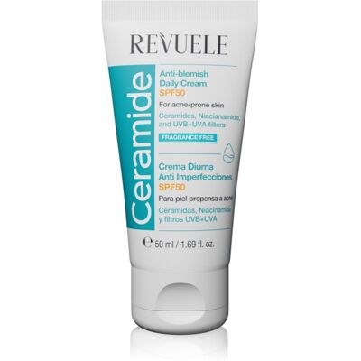 Revuele Ceramide Crema Giorno Anti-Imperfezioni - SPF 50 - Protezione Pelle Problematiche Revuele Ceramide Crema Giorno Anti-Imperfezioni - SPF 50 - Protezione Pelle Problematiche