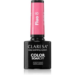 Claresa SoakOff UV/LED Color Fluo gel smalto colore 8 5 g Claresa SoakOff UV/LED Color Fluo gel smalto colore 8 5 g