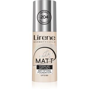Lirene City Matt fondotinta liquido opacizzante effetto lisciante colore 204 Natural 30 ml Lirene City Matt fondotinta liquido opacizzante effetto lisciante colore 204 Natural 30 ml