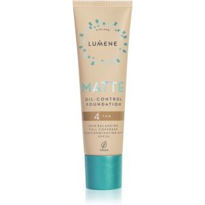 Lumene Matte Oil-Control fondotinta opacizzante SPF 20 colore 4 Warm Honey / Tan 30 ml Lumene Matte Oil-Control fondotinta opacizzante SPF 20 colore 4 Warm Honey / Tan 30 ml