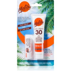 Set Protezione Solare Malibu - SPF 30 Viso e Balsamo Labbra Set Protezione Solare Malibu - SPF 30 Viso e Balsamo Labbra