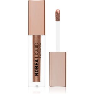 NOBEA Metal Liquid Eyeshadow ombretti liquidi colore Coffee #E04 4 ml NOBEA Metal Liquid Eyeshadow ombretti liquidi colore Coffee #E04 4 ml
