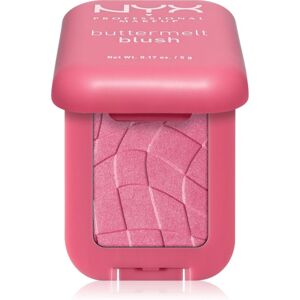 NYX Professional Makeup Buttermelt Blush blush in polvere colore 08 Gettin Butta 5 g NYX Professional Makeup Buttermelt Blush blush in polvere colore 08 Gettin Butta 5 g