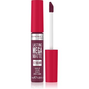 Rimmel Lasting Mega Matte rossetto liquido leggero matte 16 ore colore Rock Me Purple 7,4 ml Rimmel Lasting Mega Matte rossetto liquido leggero matte 16 ore colore Rock Me Purple 7,4 ml