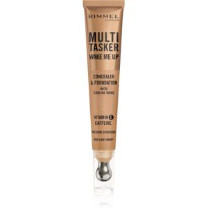 Rimmel Multi-Tasker Wake Me Up fondotinta e correttore illuminante colore 60 Light Honey 20 ml Rimmel Multi-Tasker Wake Me Up fondotinta e correttore illuminante colore 60 Light Honey 20 ml