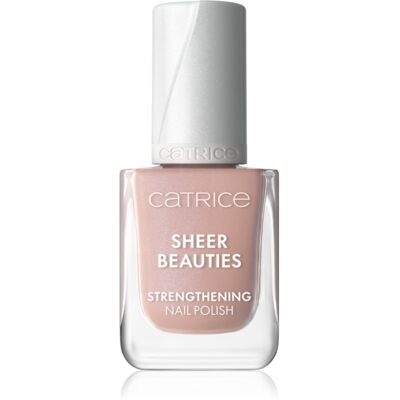 Catrice Sheer Beauties Strengthening Nail Polish smalto rinforzante per unghie colore 060 Nudie Beautie 10.5 ml Catrice Sheer Beauties Strengthening Nail Polish smalto rinforzante per unghie colore 060 Nudie Beautie 10.5 ml