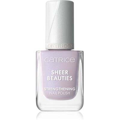 Catrice Sheer Beauties Strengthening Nail Polish smalto rinforzante per unghie colore 080 Lavender Whispers 10.5 ml Catrice Sheer Beauties Strengthening Nail Polish smalto rinforzante per unghie colore 080 Lavender Whispers 10.5 ml