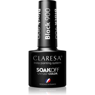 Claresa SoakOff UV/LED Color Black gel smalto colore 900 5 g Claresa SoakOff UV/LED Color Black gel smalto colore 900 5 g