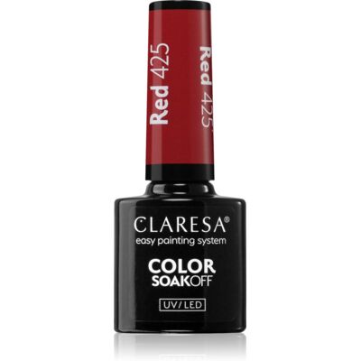 Claresa SoakOff UV/LED Color Rainbow Explosion gel smalto colore Red 425 5 g Claresa SoakOff UV/LED Color Rainbow Explosion gel smalto colore Red 425 5 g