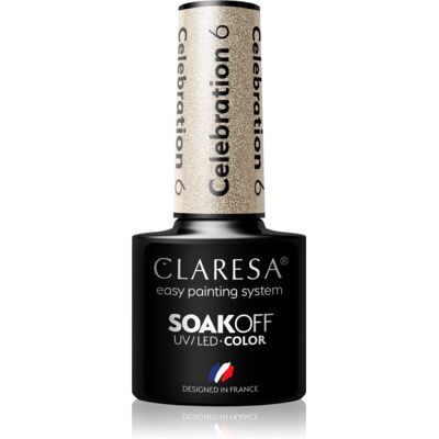 Claresa SoakOff UV/LED Color Celebration gel smalto colore 6 5 g Claresa SoakOff UV/LED Color Celebration gel smalto colore 6 5 g