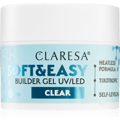 Claresa Soft&Easy Builder Gel Strato di base in gel per le unghie colore Clear 45 g Claresa Soft&Easy Builder Gel Strato di base in gel per le unghie colore Clear 45 g
