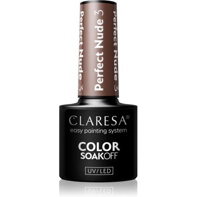 Claresa SoakOff UV/LED Color Perfect Nude gel smalto colore 3 5 g Claresa SoakOff UV/LED Color Perfect Nude gel smalto colore 3 5 g