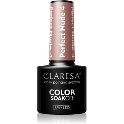 Claresa SoakOff UV/LED Color Perfect Nude gel smalto colore 4 5 g Claresa SoakOff UV/LED Color Perfect Nude gel smalto colore 4 5 g