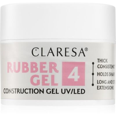 Claresa Rubber Gel Construction Gel UV/LED smalto gel per la ricostruzione delle unghie colore 04 12 g Claresa Rubber Gel Construction Gel UV/LED smalto gel per la ricostruzione delle unghie colore 04 12 g